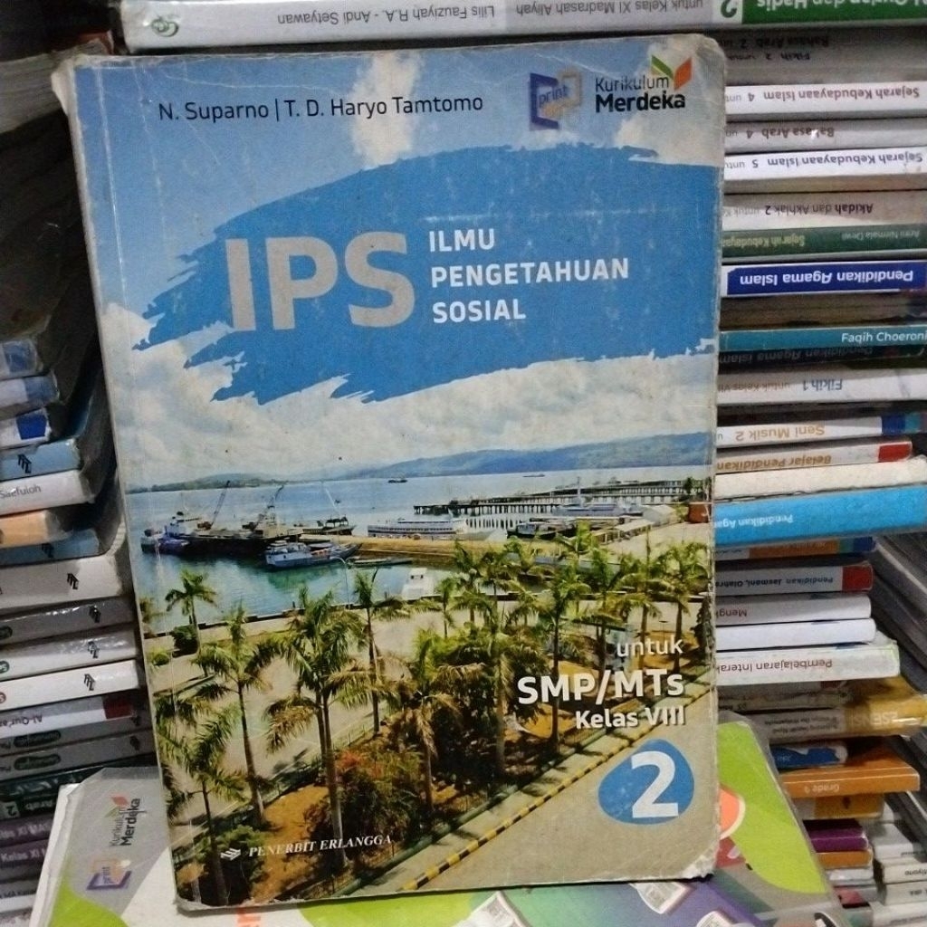 BUKU BEKAS ORIGINAL IPS SMP KELAS VIII KURIKULUM MERDEKA