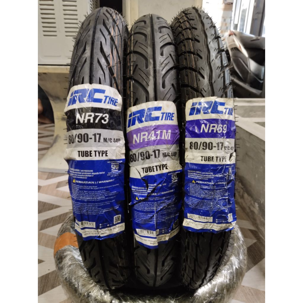 PROMO BAN LUAR ORI SNI IRC 80/90-17 RING 17 TUBETYPE UNTUK BAN MOTOR BEBEK