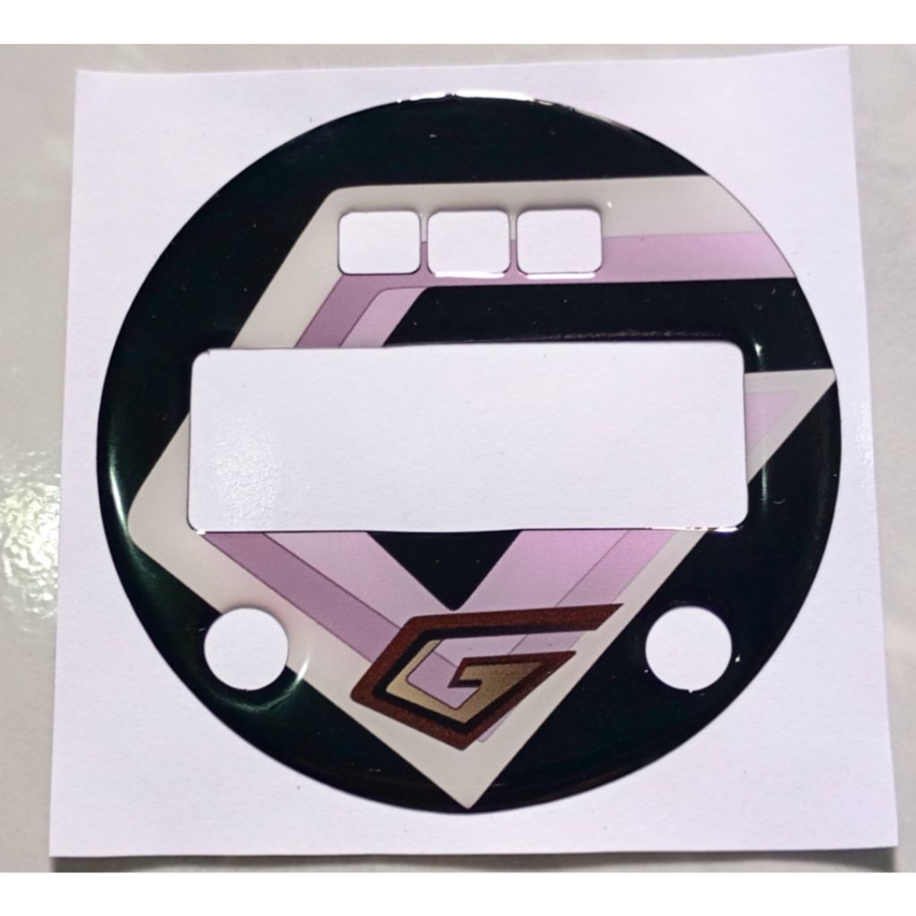 EMBLEM STICKER TIMBUL VARIASI SPIDOMETER GENIO/VARIASI GENIO/EMBLEM VARIASI HONDA GENIO