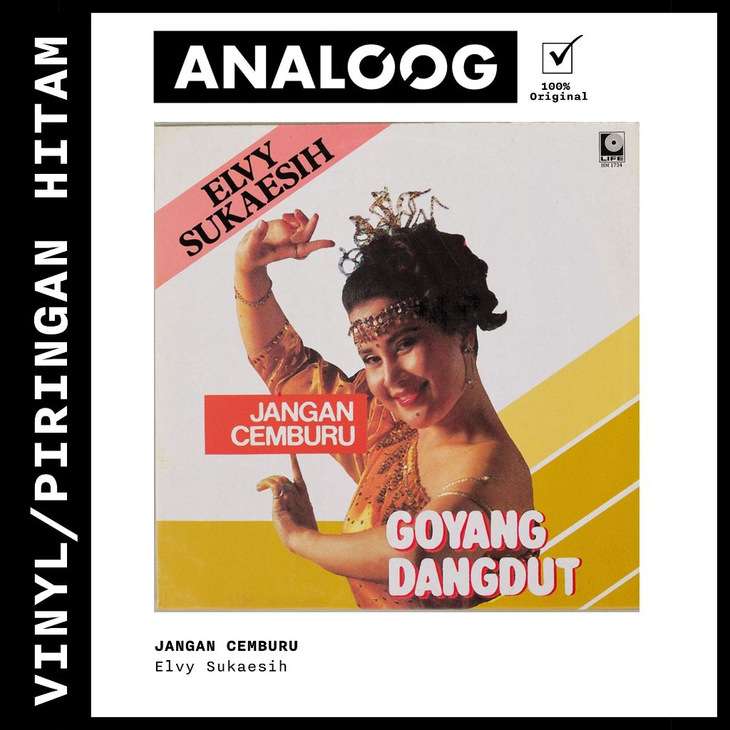 (VINYL/PIRINGAN HITAM) ELVI SUKAESIH - JANGAN CEMBURU.