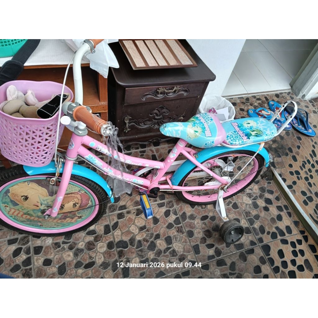 sepeda anak perempuan boncengan umur 4 sd 8 tahun prelove
