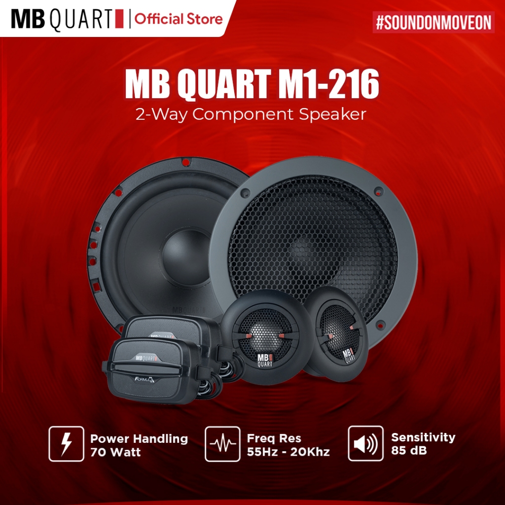 MB Quart M1-216 2 Way Component Speaker