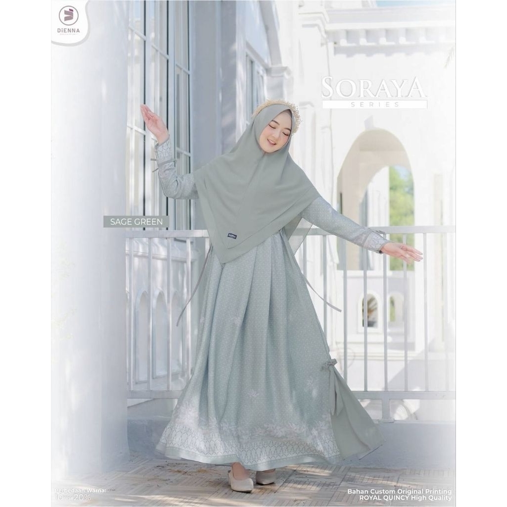 (PRELOVED) soraya by DiENNA size M warna sage