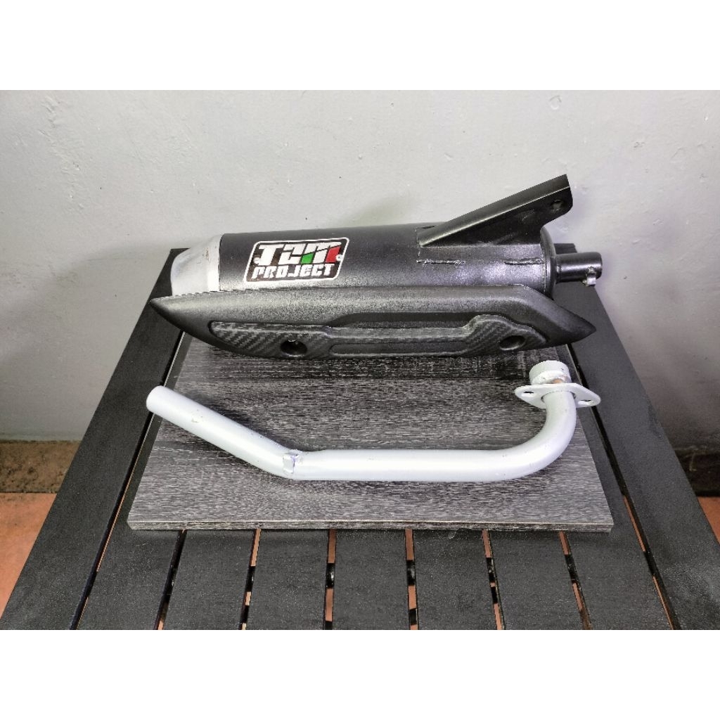 Knalpot TZM Standar Racing Fullset Bas Adem Beat