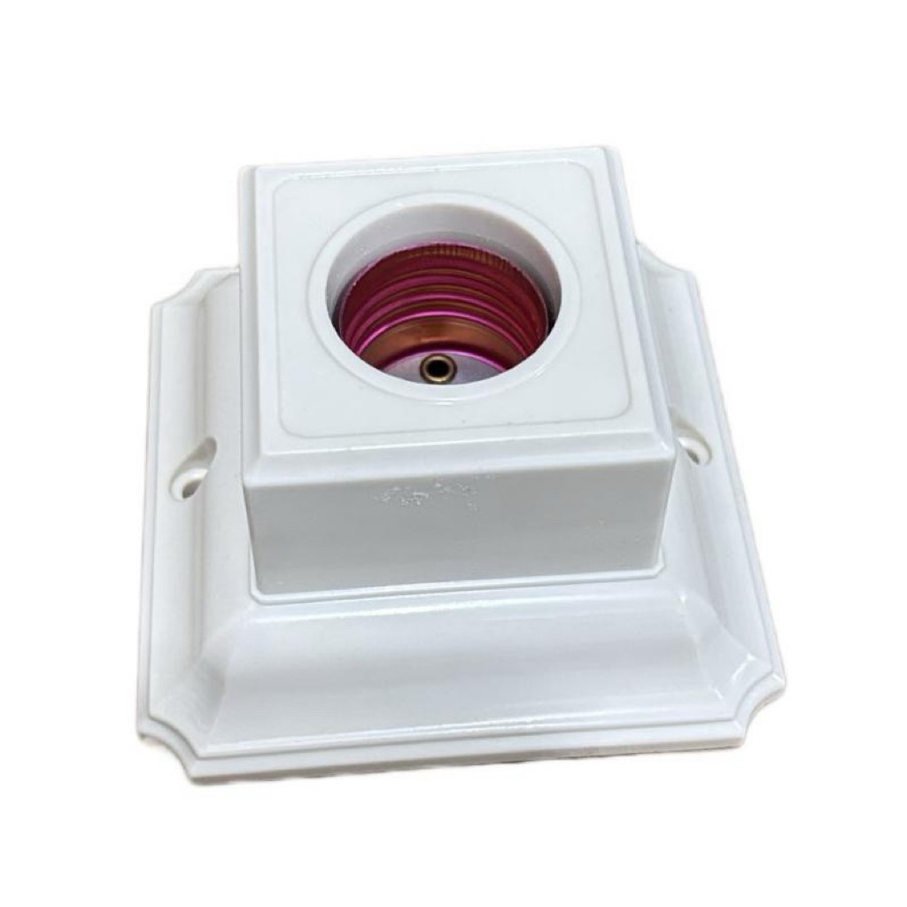 Fitting Plafon Broco Persegi Kap Lampu Plafon