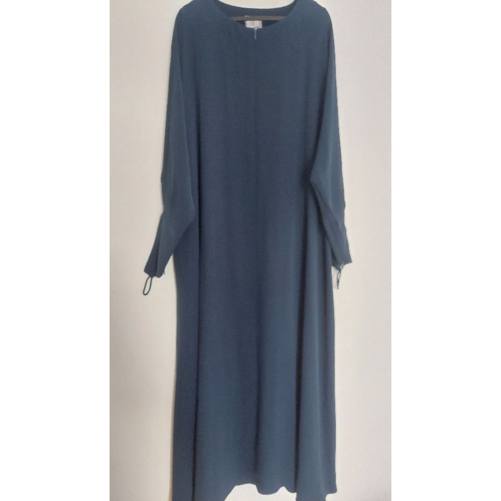 PL Elmadina Abaya + Khimar Dark Teal Size XS
