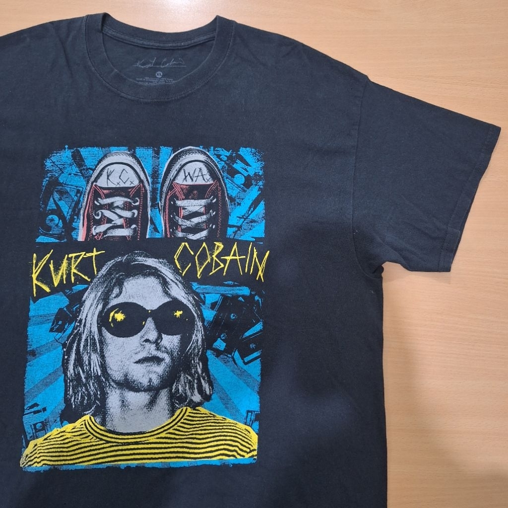 vintage kaos band nirvana radiohead