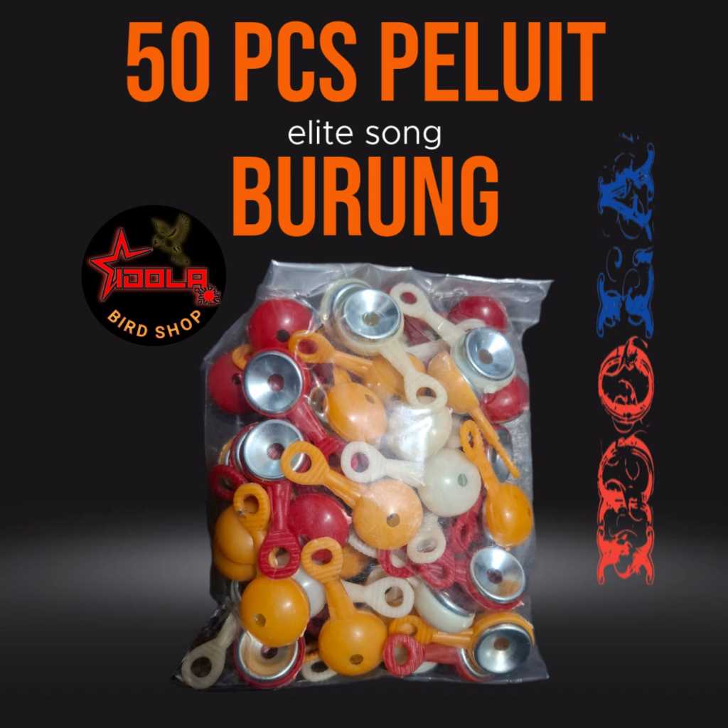 IDOLA 1 BUNGKUS ISI 50 PCS PLUIT CIBLEK PELUIT MAINAN PANGGILAN BURUNG KICAU BERKICAU