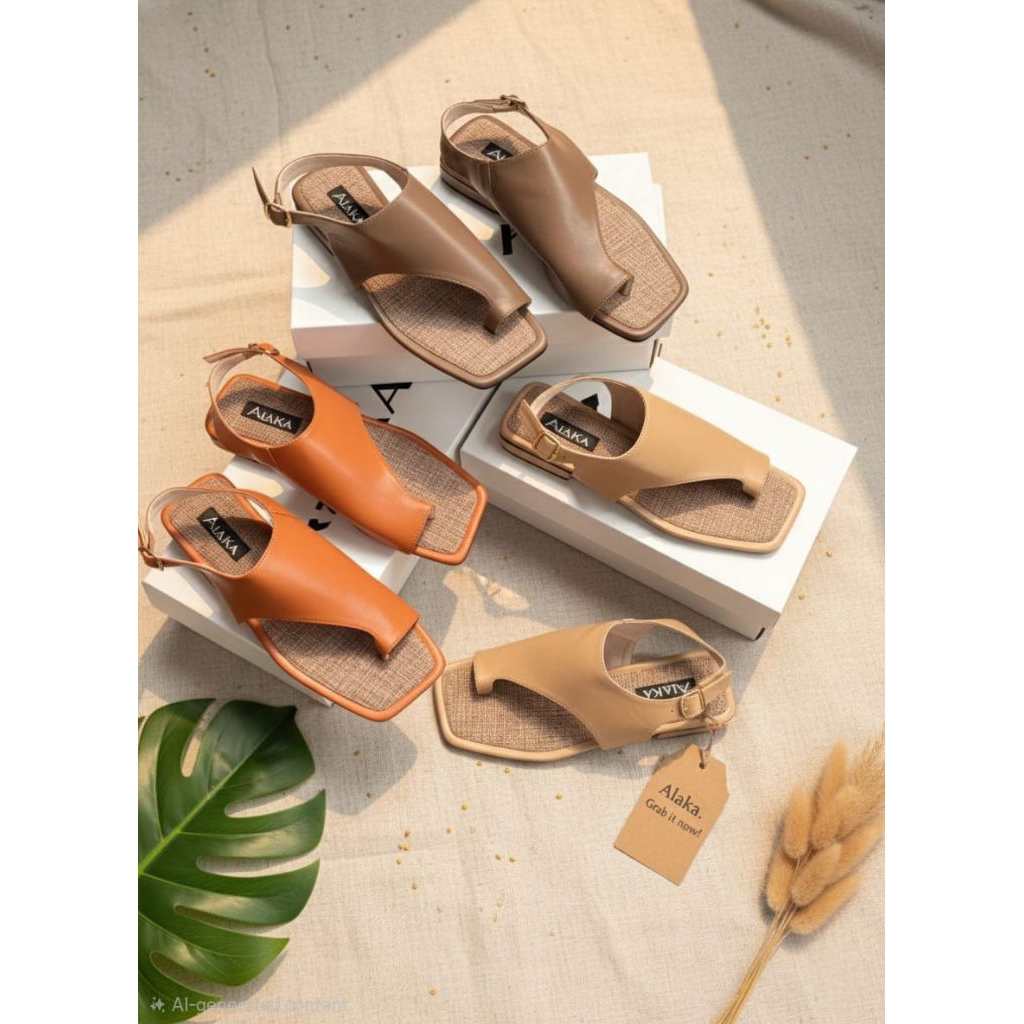 sandal wanita Alaka Jolie 1cm