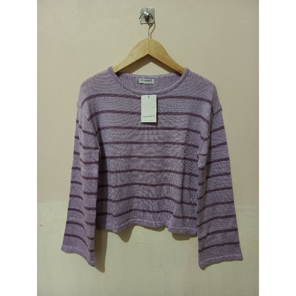 COLORBOX SWEATER WANITA CROP TOP LENGAN PANJANG ORIGINAL