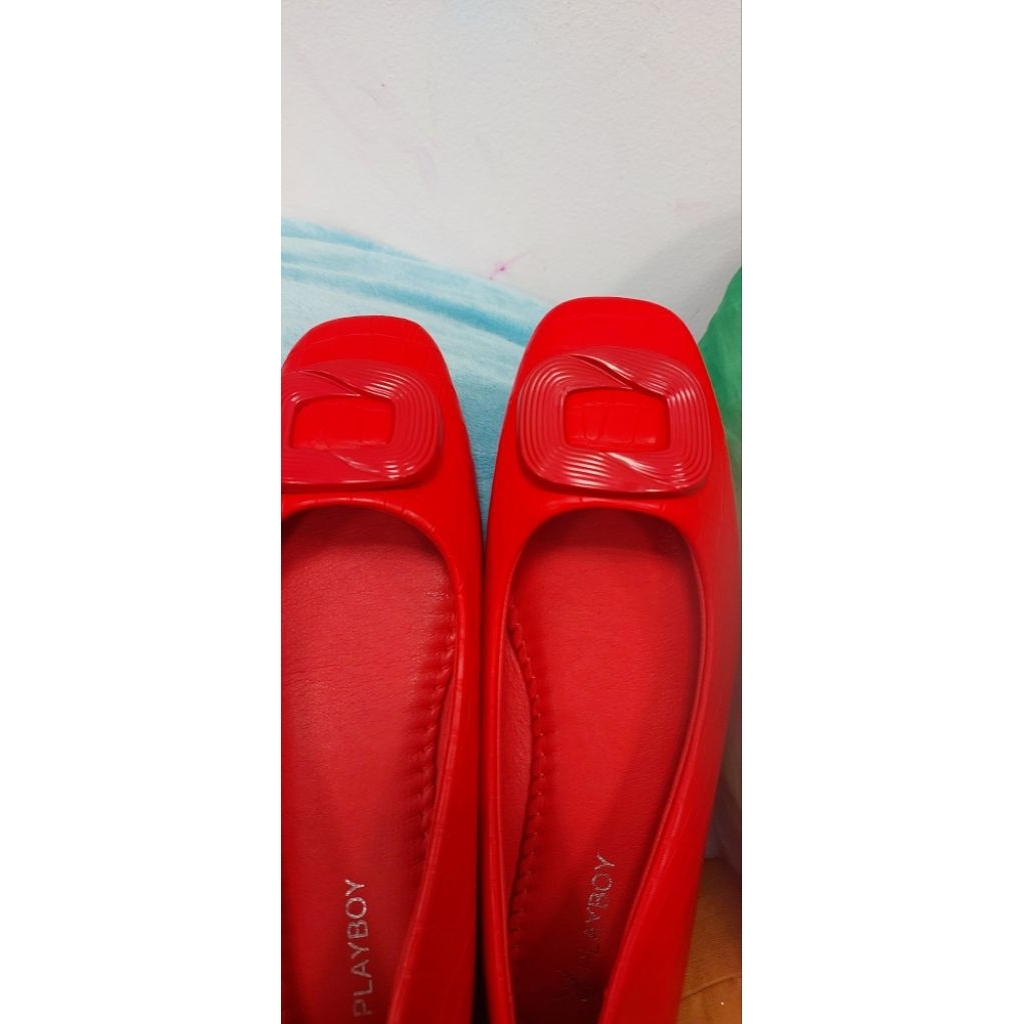Playboy shoes red color