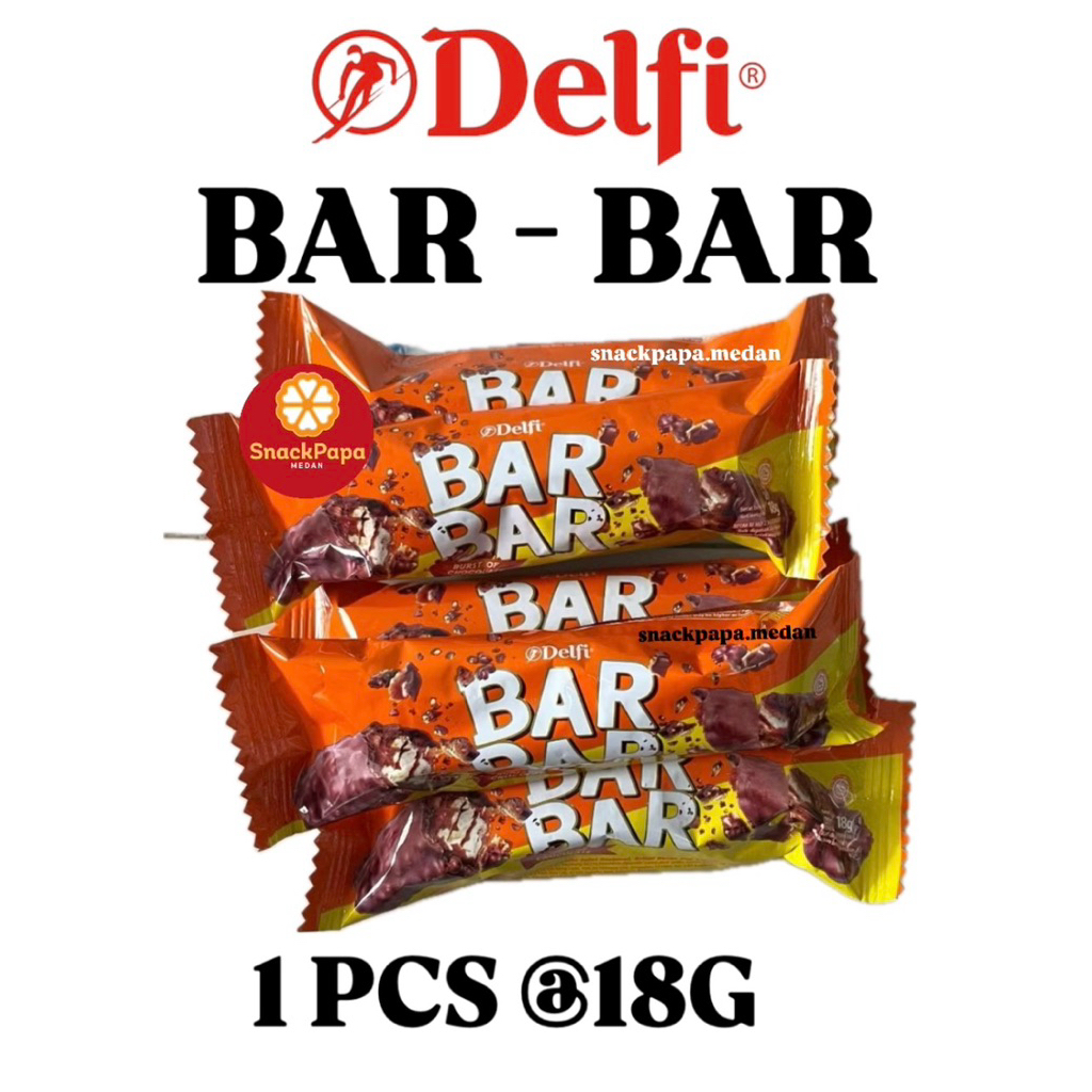 DELFI WAFER BAR BAR [1 PCS @18G] | COKELAT DELFI | COKELAT BAR-BAR | DELFI TOP BAR BAR | DELFI CHOCO