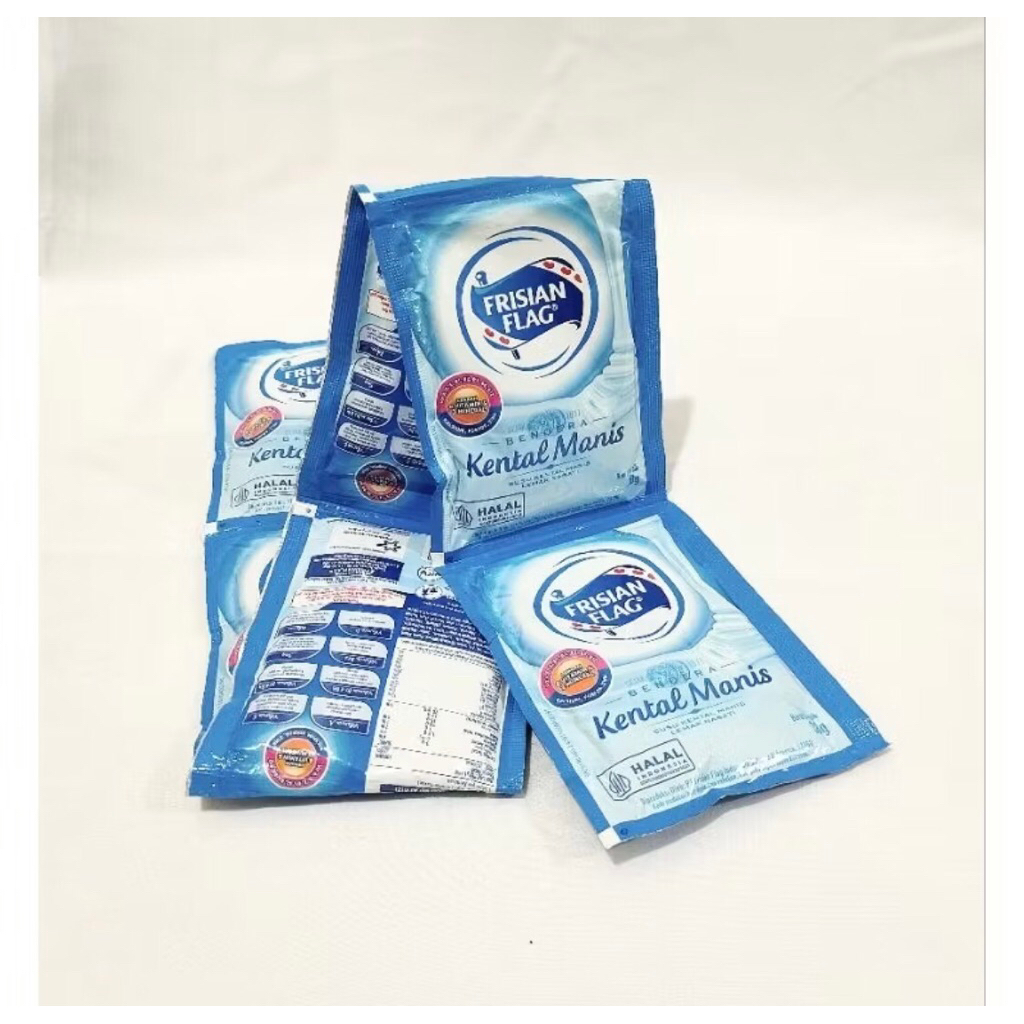 Frisian Flag PUTIH Susu Kental Manis Sachet 38 gr [1 Renceng isi 6 pcs]