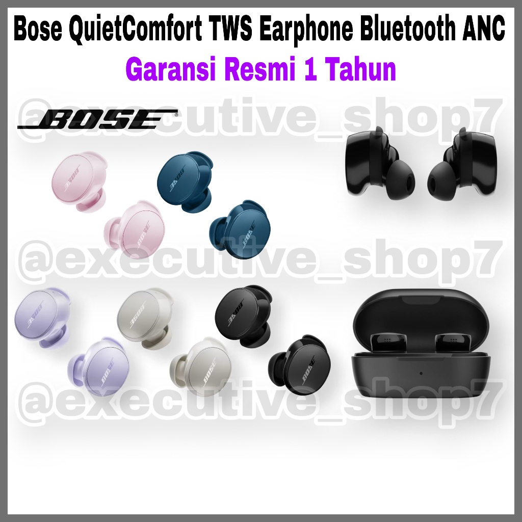 Bose QuietComfort TWS Earphone Bluetooth ANC - Garansi Resmi 1 Tahun