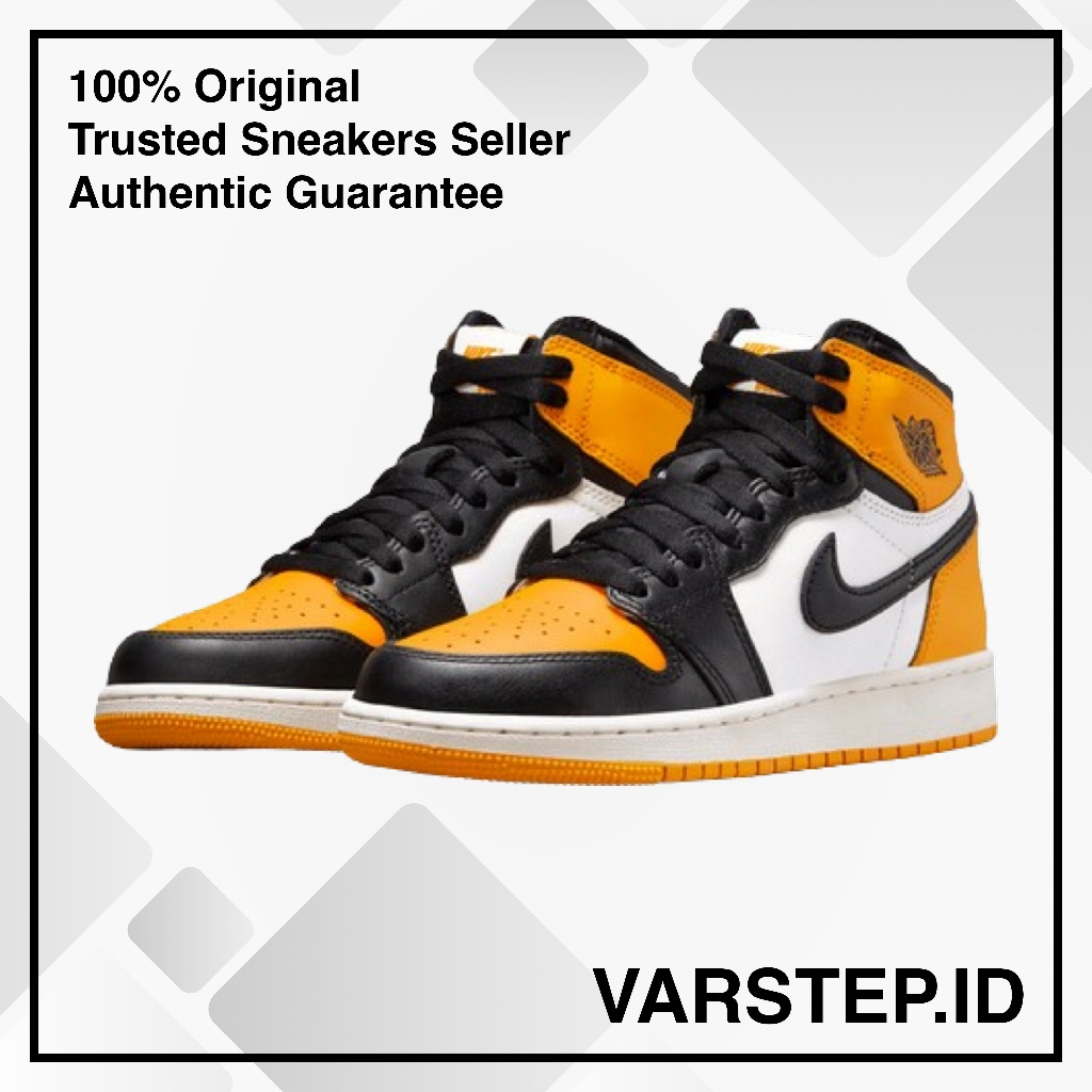 Jordan 1 High OG Yellow Toe GS 100% Original