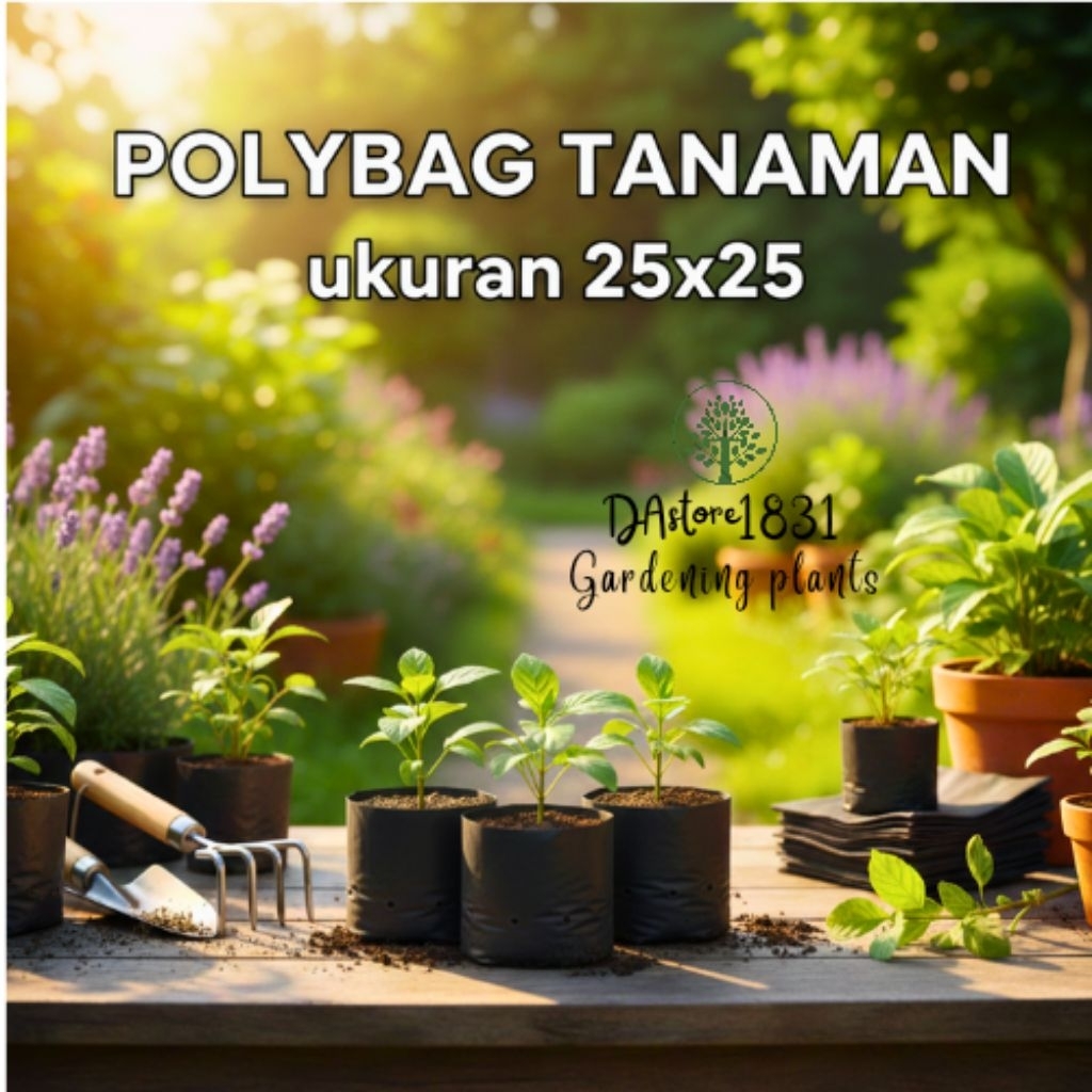 Polybag Tanaman 25x25 Polibek Murah Berkualitas Termurah Media Tanam Polibek