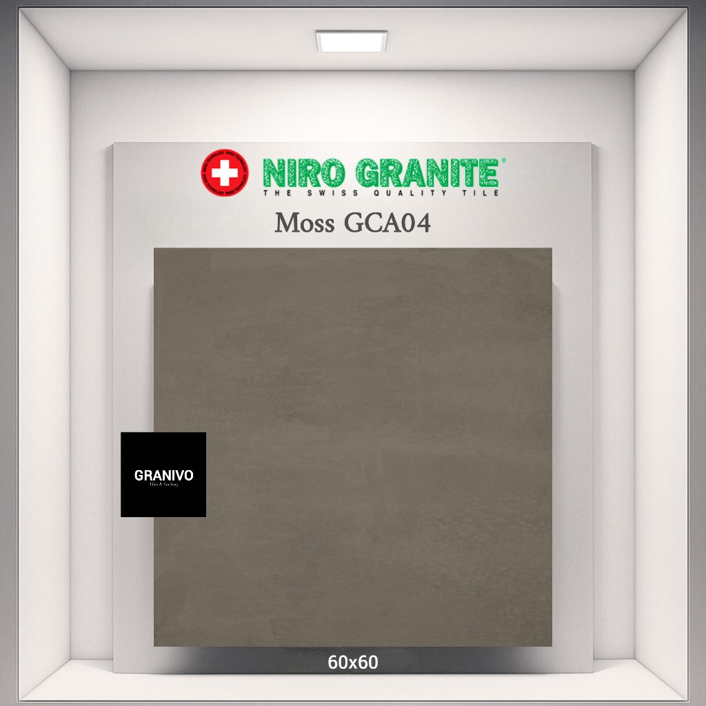 NIRO GRANITE / GRANIT TILES / TILE CLAY ART  GCA04 / GCA 04 - MOSS MATT / MATTE / MOTIF BATU ALAM PO