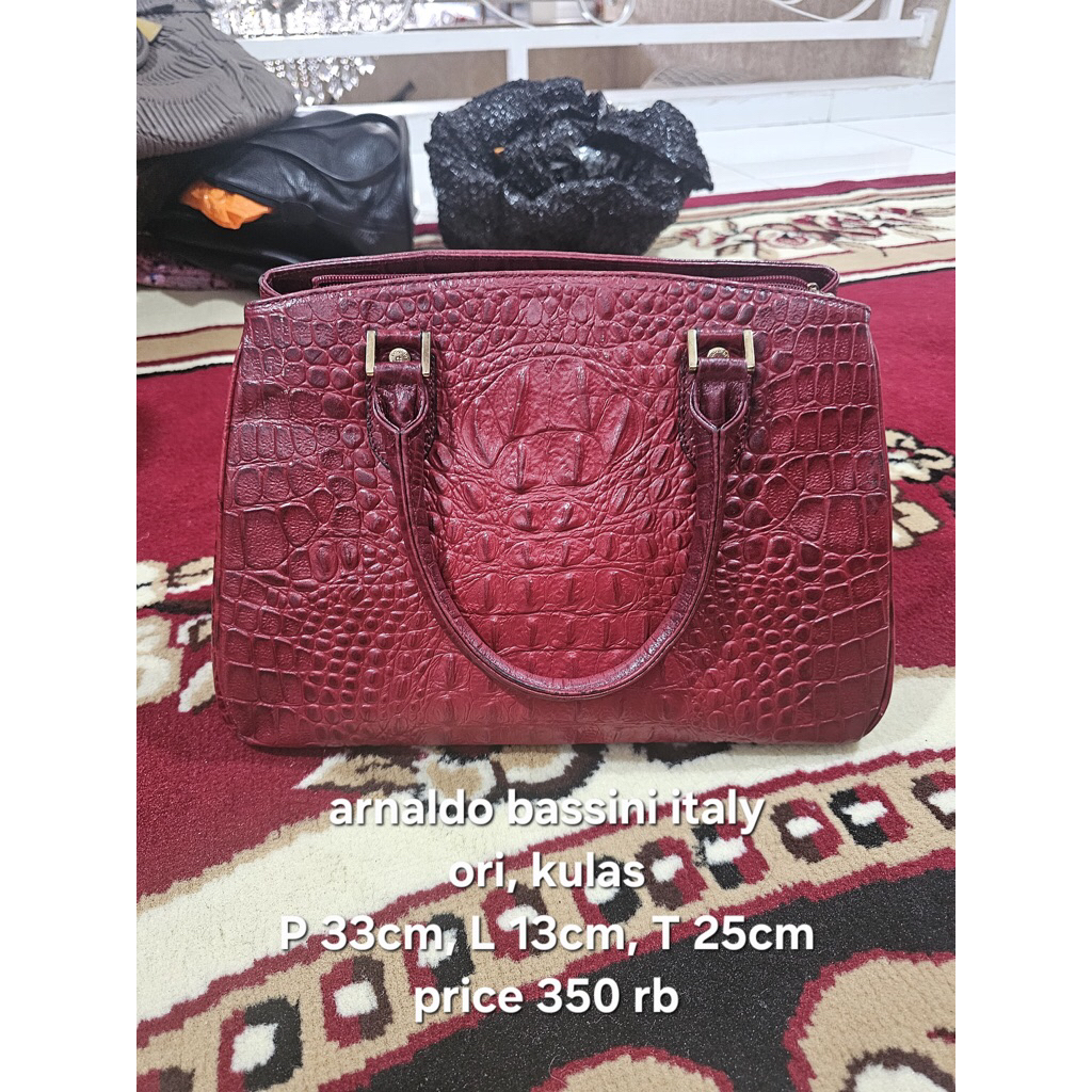 Preloved Tas Arnaldo Bossini Italy Ori, kulas