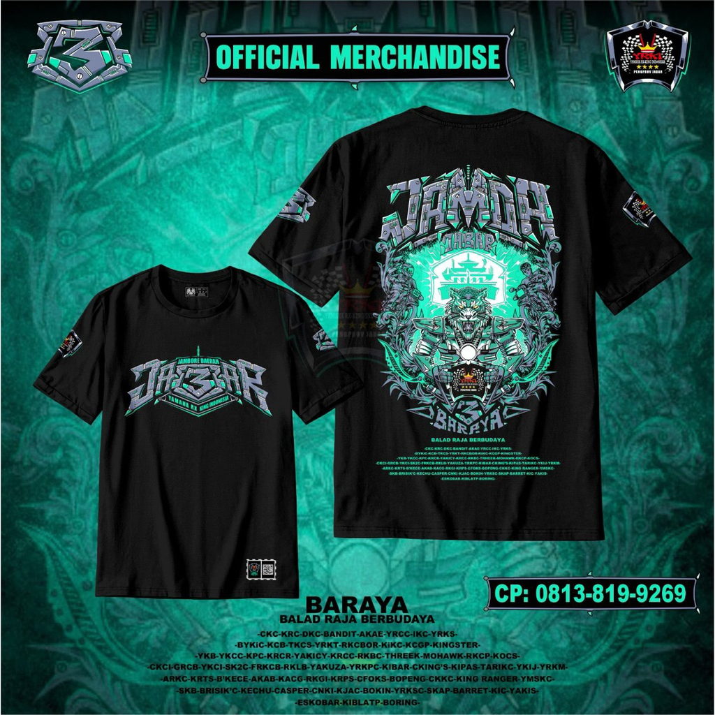 Kaos Jamda 3 YRKI Jabar Original Merchandise yamamaha rx king indonesia