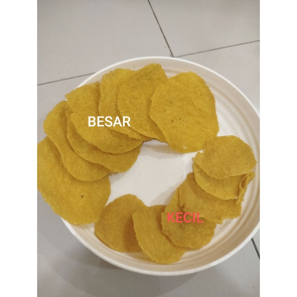 krupuk puli khas LUMAJANG  bulat BESAR 250gr-500gr-1000gr
