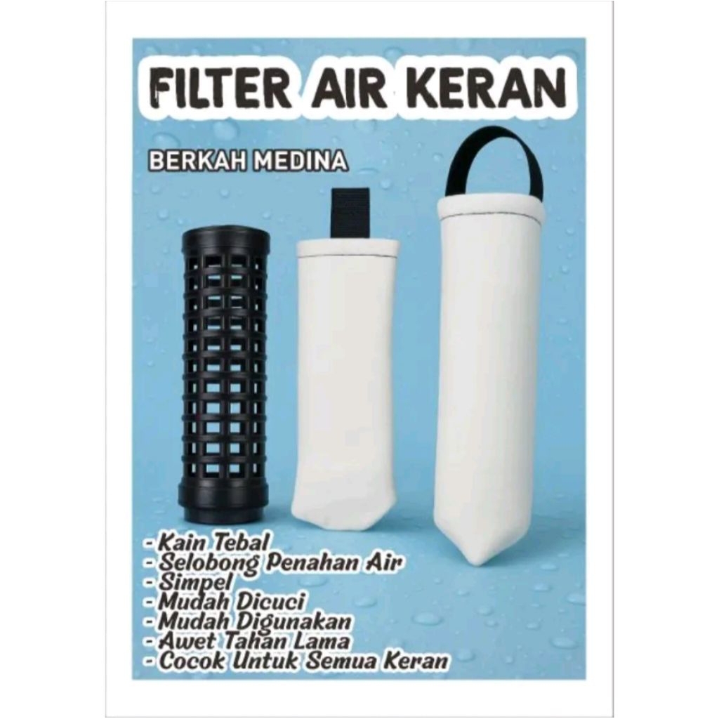 Filter air keran / Filter kain / Filter penyaring air kotor / Filter air jerni