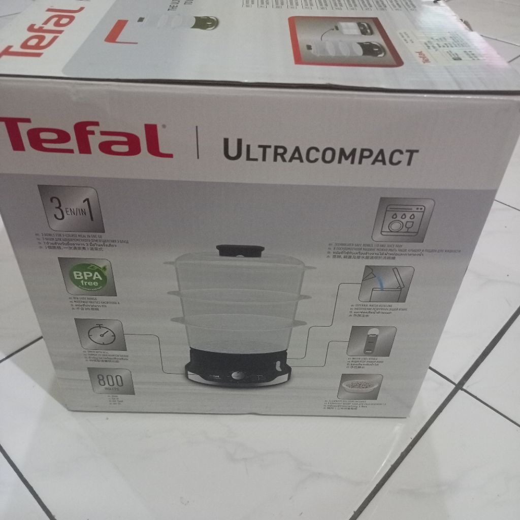 Tefal Food Steamer Ultracompact VC204