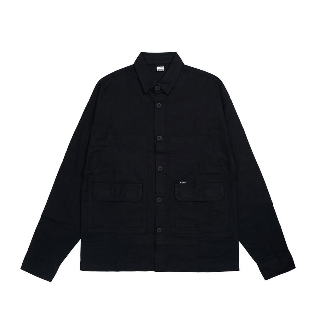 KEMEJA T-SHIRT BLOODS ACTV BLACK ORIGINAL.