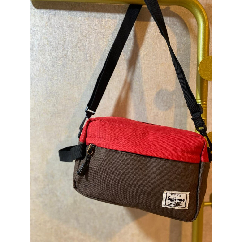 Tas Selempang Pria Supreme Men’s Sling Bag Bagus Murah