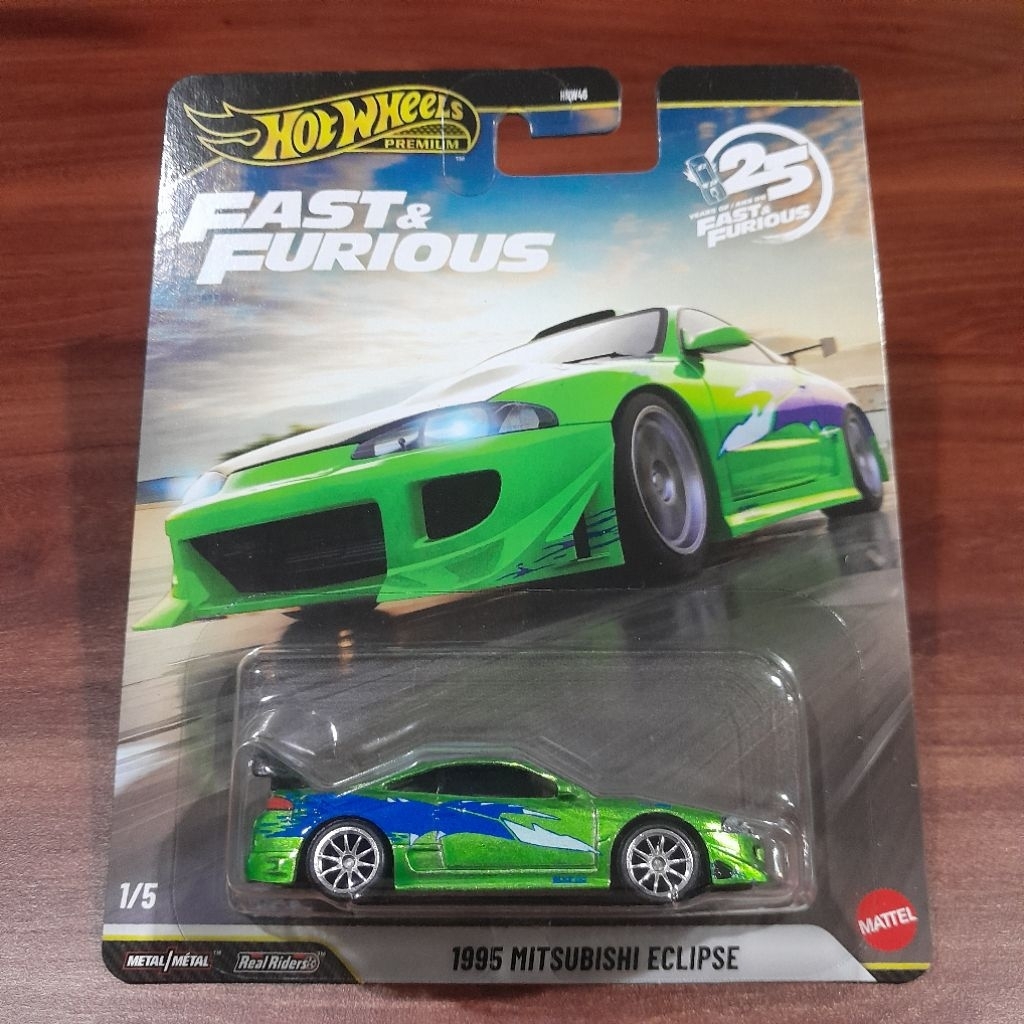 HOT WHEELS PREMIUM (CHASE) 1995 Mitsubishi Eclipse - Green