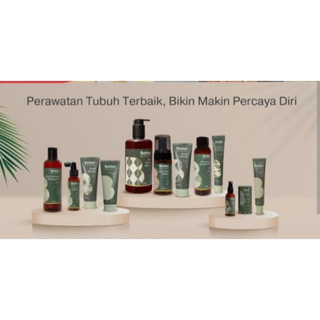 better botanics/bee botanics facial wash,shampoo,hair serum,overnight mask,body creme,odol,propolis 