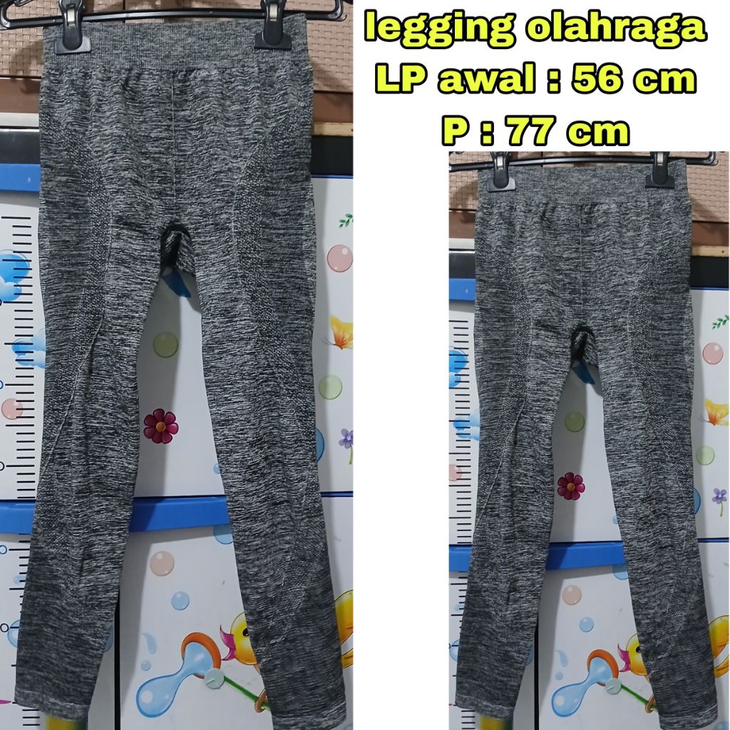 celana olahraga legging olahraga preloved