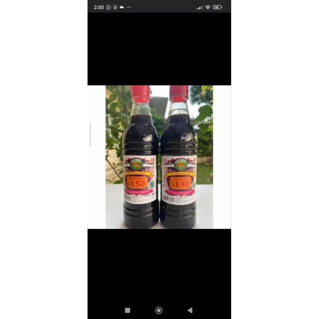 kecap asin menjangan 150