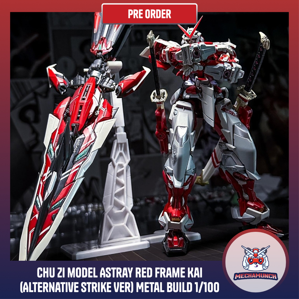 Chu Zi Model Astray Red Frame Kai Alternative Strike Ver Metal Build 1/100