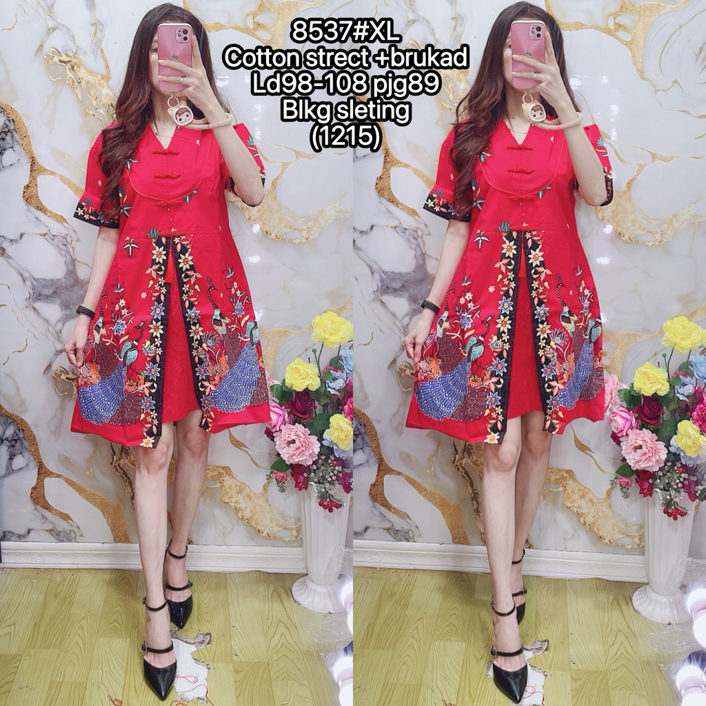 dress couple ibu n anak edisi imlek/ dress couple imlek/dress anak perempuan