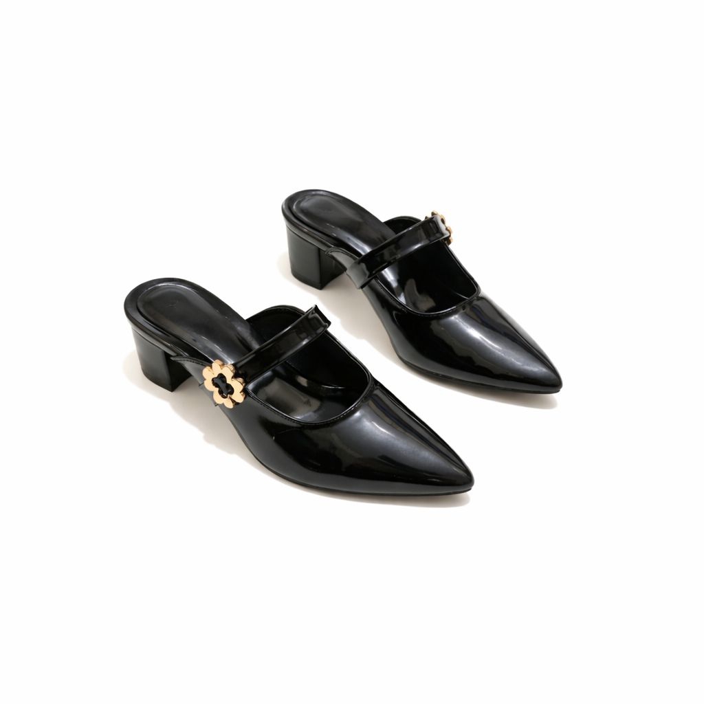 Bellerea - Sandal Selop Heels Wanita Hak 3cm