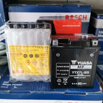yuasa ytx7l bs 12v 6ah lx150