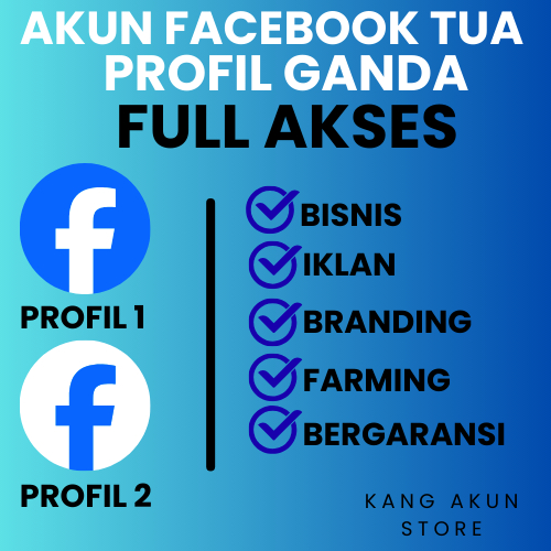 AKUN FACEBOOK TUA FITUR PROFIL GANDA