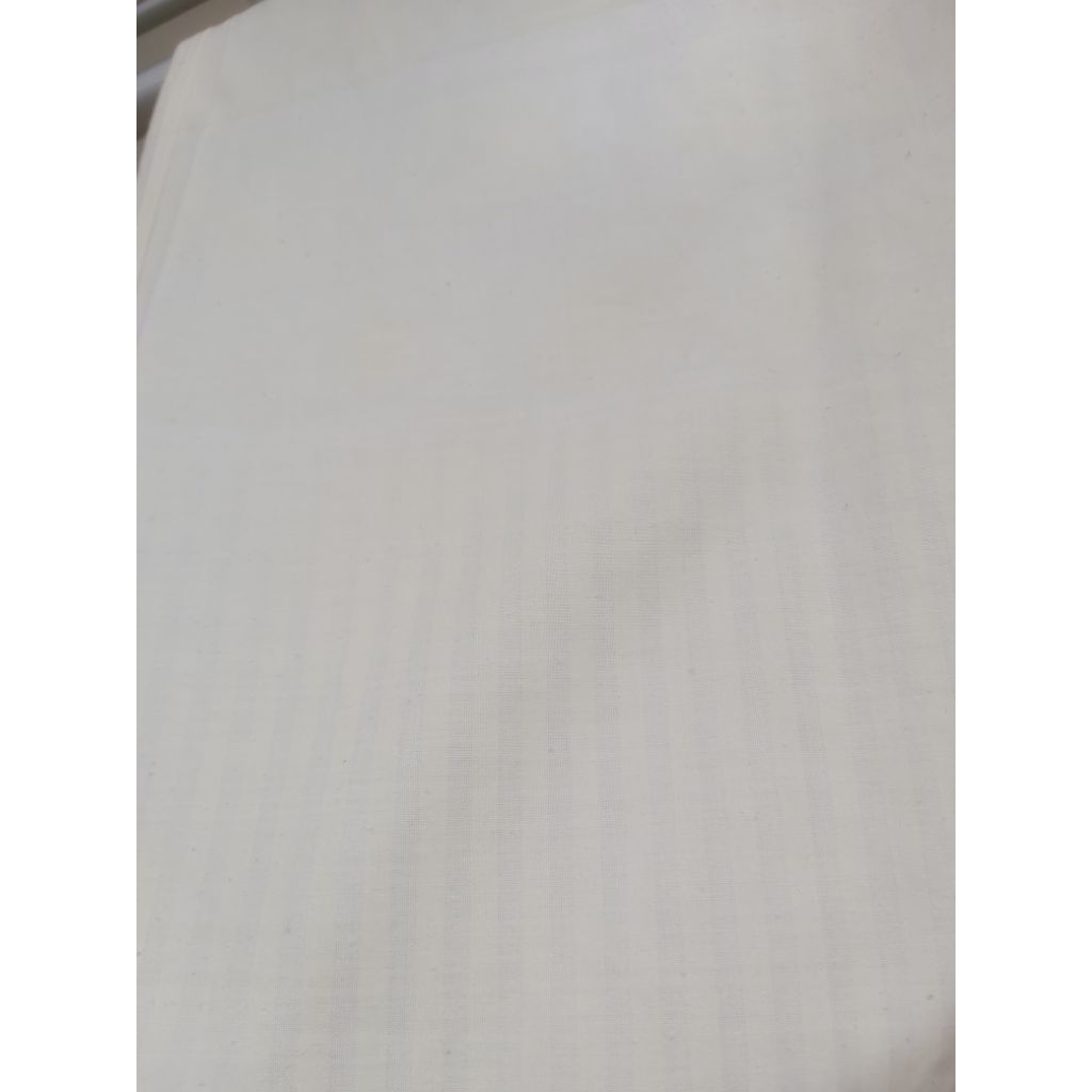 Preloved Sprei Katun Putih Gading 115x200x25, Sprei Katun