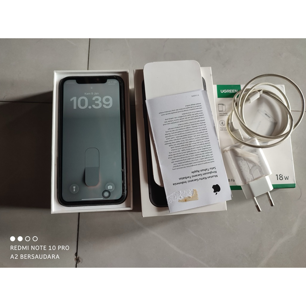 iPhone 11 128GB Black Original Resmi | iOS Terbaru | Fullset | Normal Siap Pakai