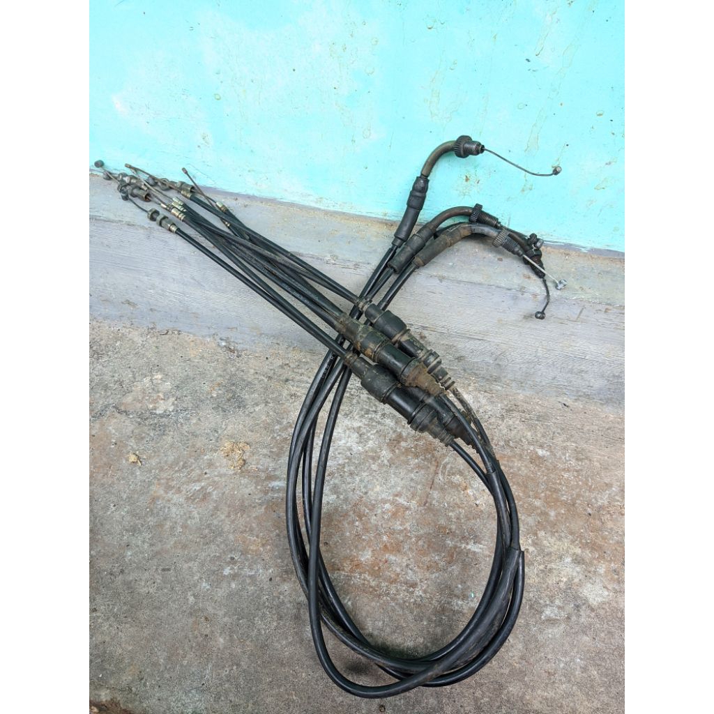 kabel gas Megapro Primus Megapro lama original lepasan motor olor gas Megapro Primus Megapro hiu