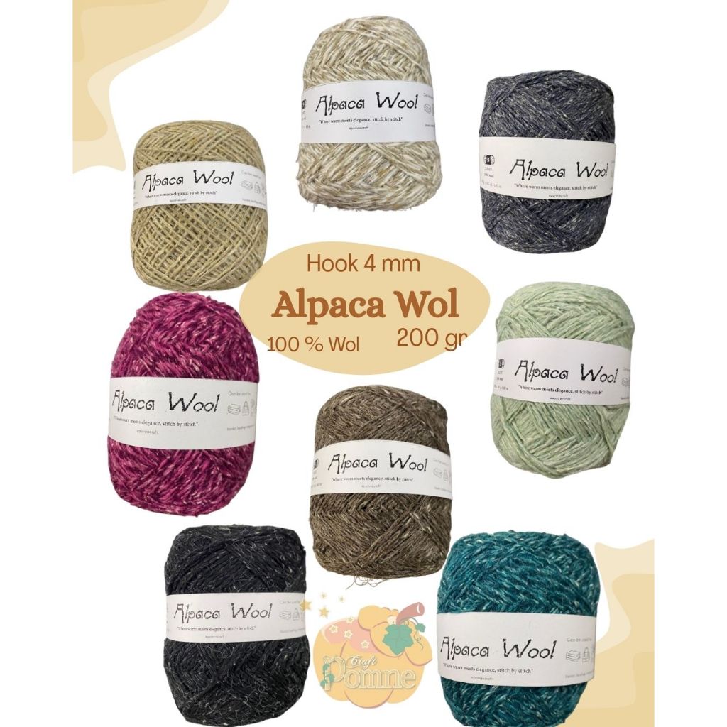 NEW Benang Rajut Alpaca Wool