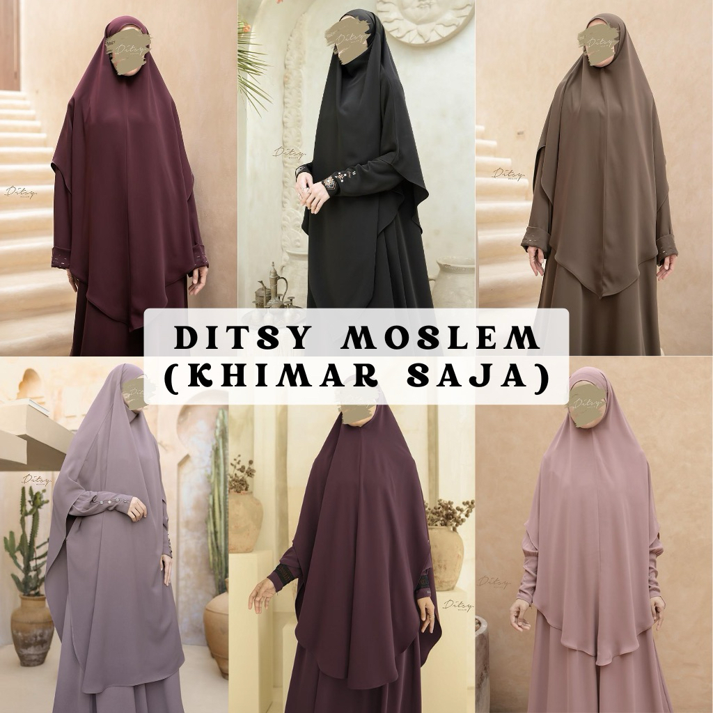(KHIMAR SAJA) SHANEEYA-SHAFA-SHAIDA-HAALA-SHAALA-HAYFA DITSY MOSLEM SERIES By Ditsyofficial