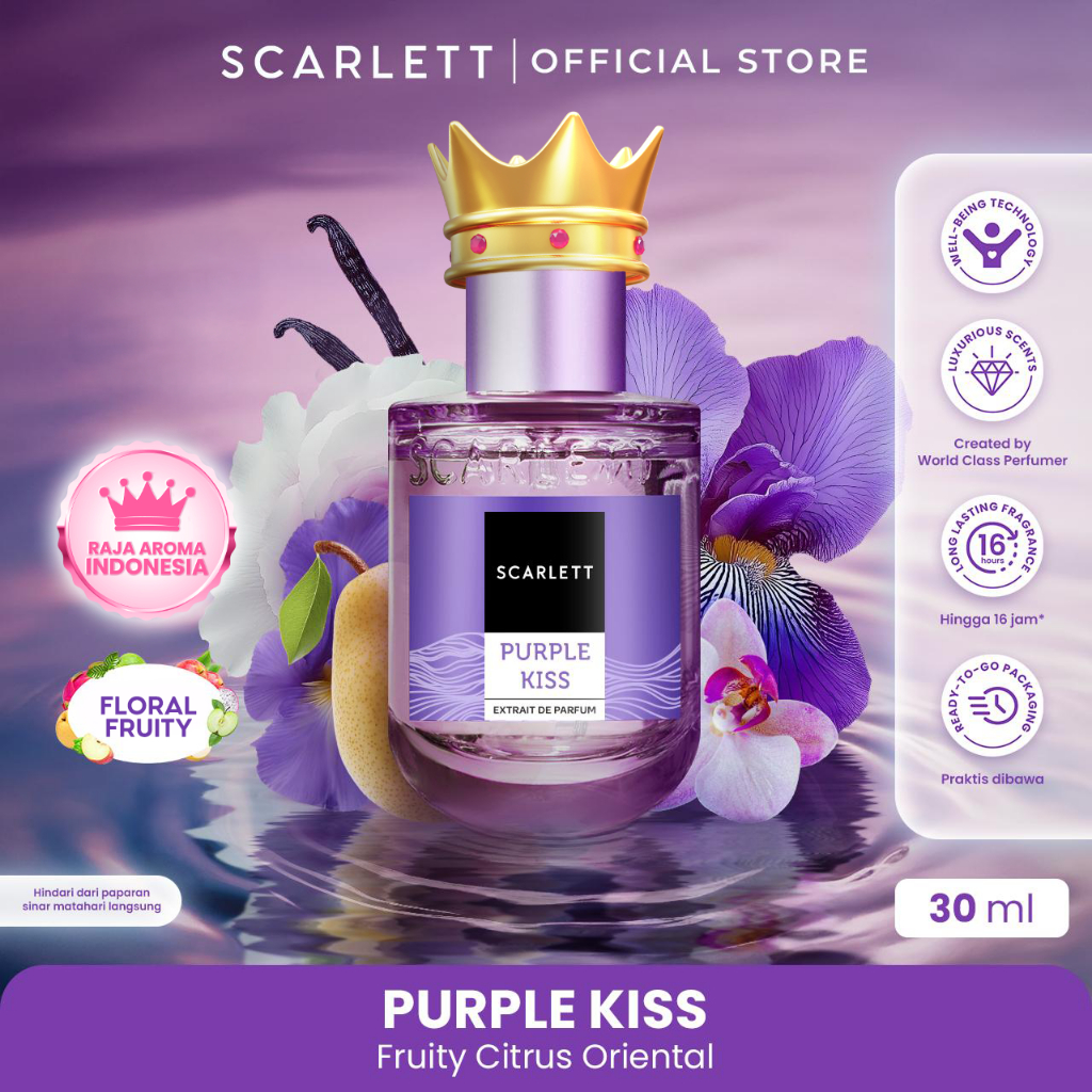 Scarlett Whitening Extrait De Parfum Purple Kiss 30ml