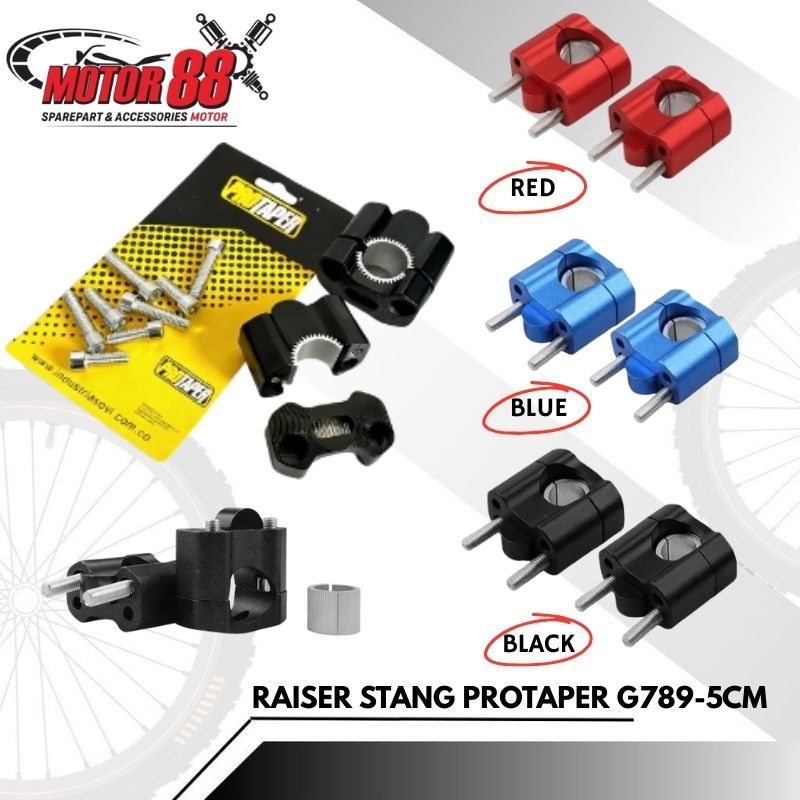 RISER STANG G789 PENINGGI STANG RAISER STANG PROTAPER BUAT NINJA VIXION NMAX PCX CBR TIGER UNIVERSAL