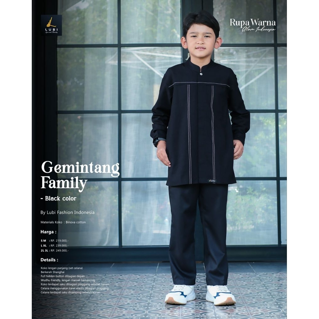 Lubi Gemintang Koko Anak Lengan Panjang