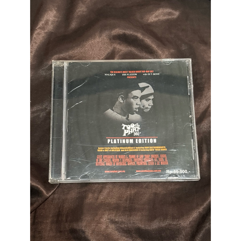 CD ALBUM TOO PHAT - 360 PLATINUM EDITION ORIGINAL
