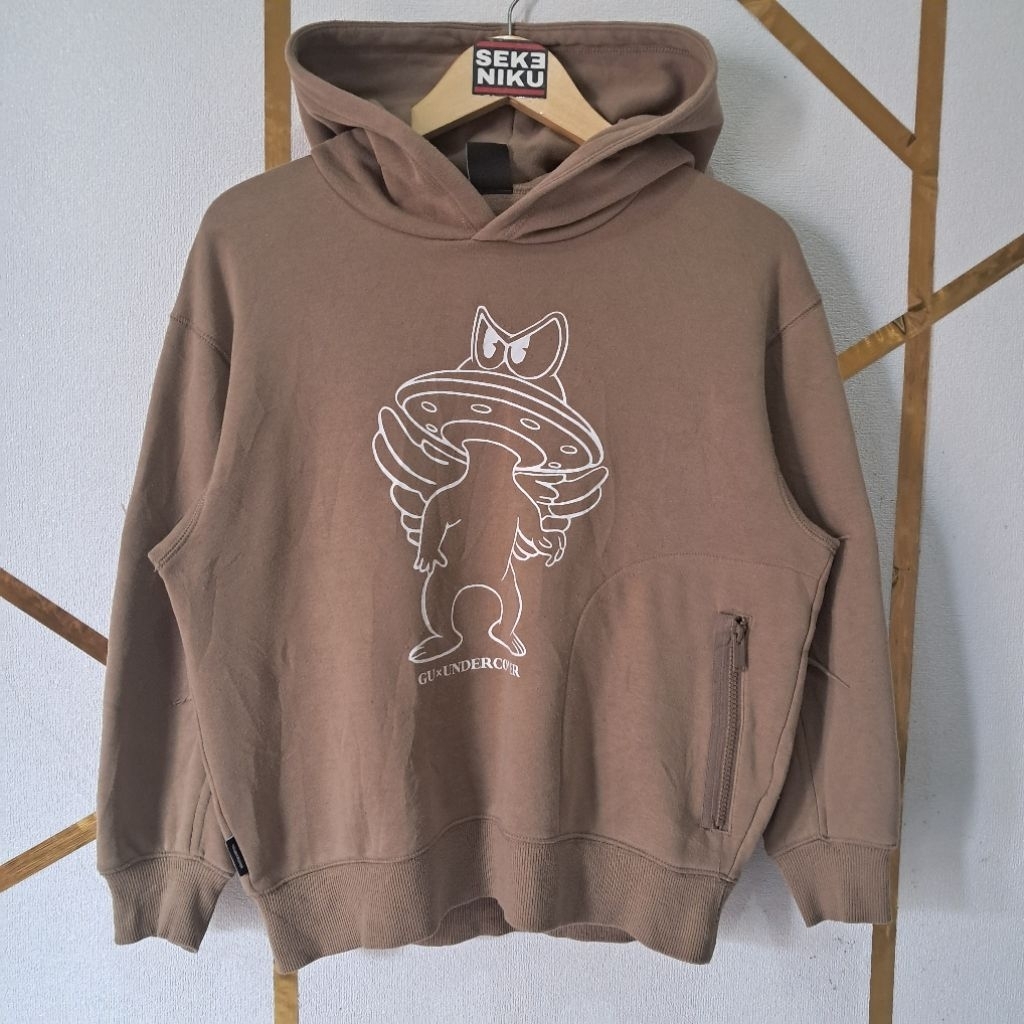 Hoodie GU UNIQLO x UNDERCOVER Jun Takahashi size anak tanggung