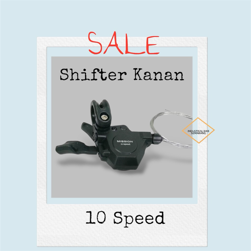( SHIFTER 10sp KANAN ) Sensah ion Mission Operan Pemindah Gigi RD Rear Derailleur Sepeda 10 Speed SP