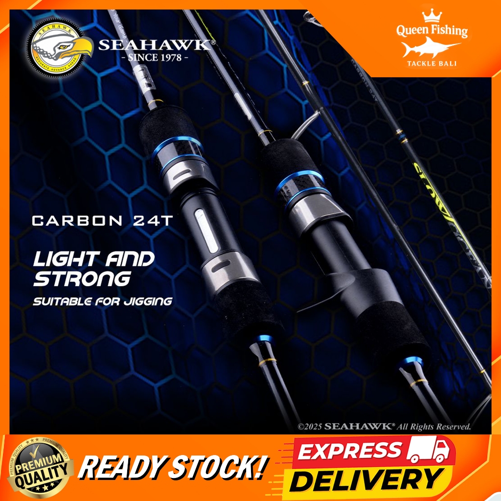 Seahawk Slow Ocean Jigging Spinning/Overhead 631S/631C Fuji Guide