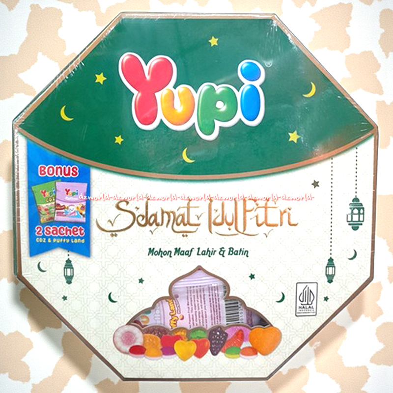 Yupi 200gr Kembang Gula Permen Jeli Lunak Aneka Rasa Jelly Candy Kemasan Kotak Lebaran Dus Idul Fitr